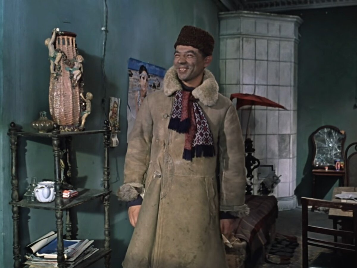 В фильме "Джентльмены удачи", 1971 год