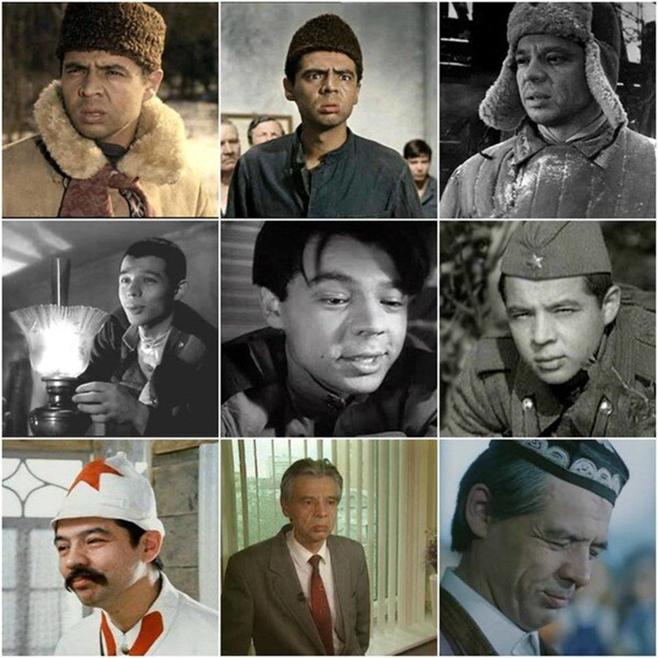 Р. Муратов и его роли. Фото из открытых источников