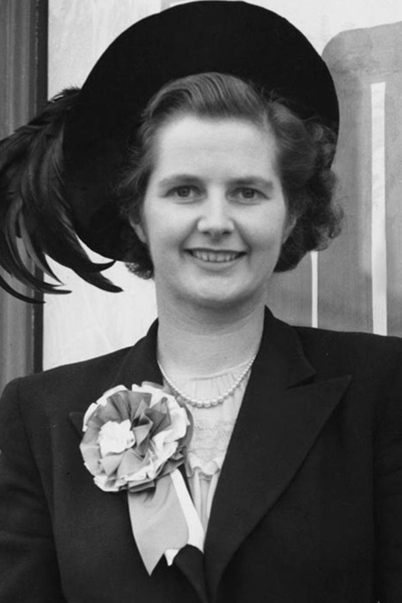 Маргарет Тэтчер в молодости