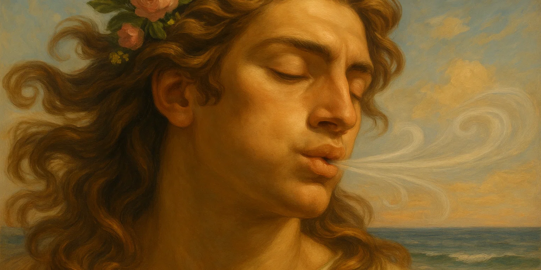 Его любовь превратила нимфу в божество: ласковый ветер Зефир