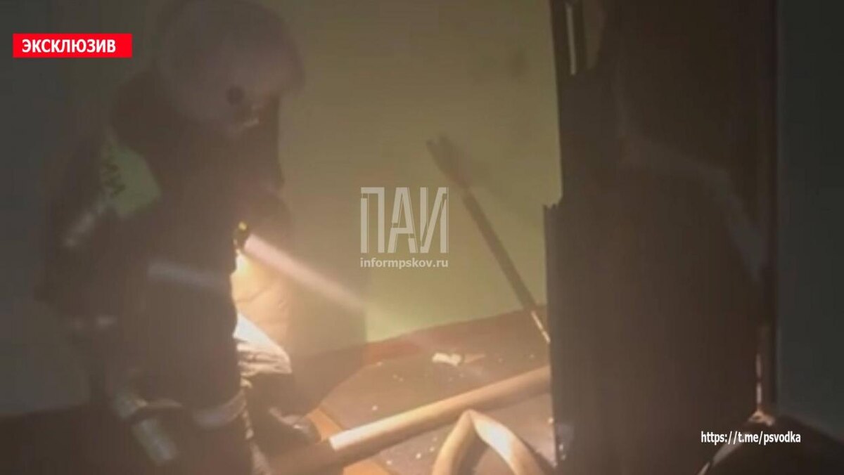 В Пскове при пожаре из квартиры эвакуировали женщину и ребёнка
Фото: Telegram-канал «Псковская сводка. ПАИ»