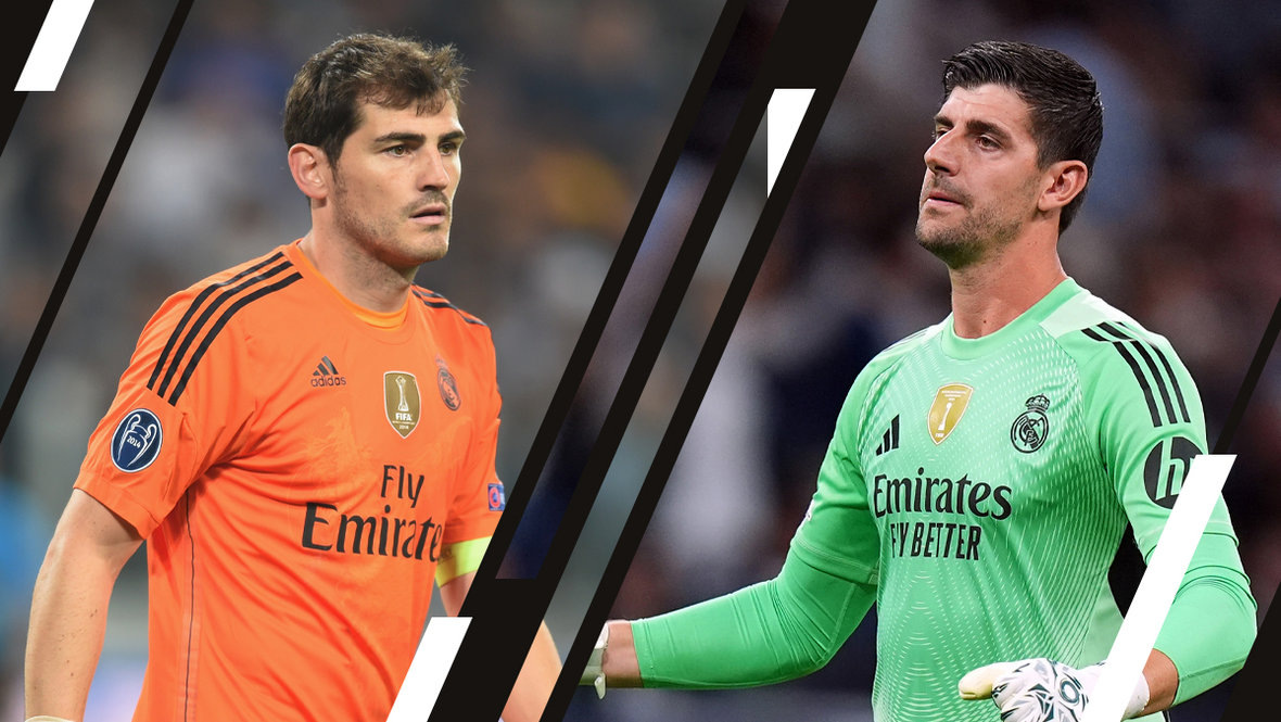    Икер Касильяс и Тибо Куртуа. Getty Images