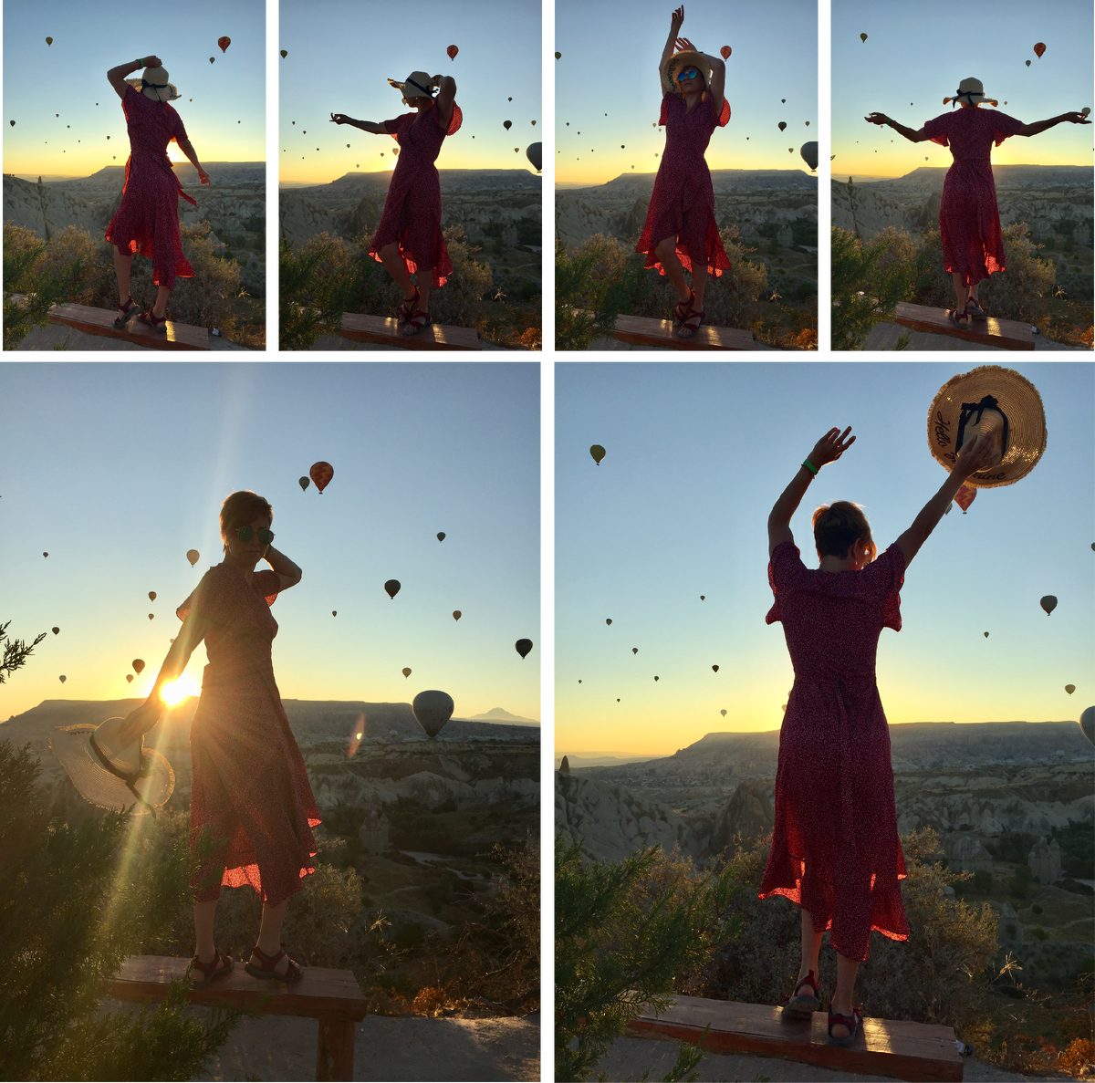 Запуск воздушных шаров на рассвете. Каппадокия, Турция,  октябрь, 2021