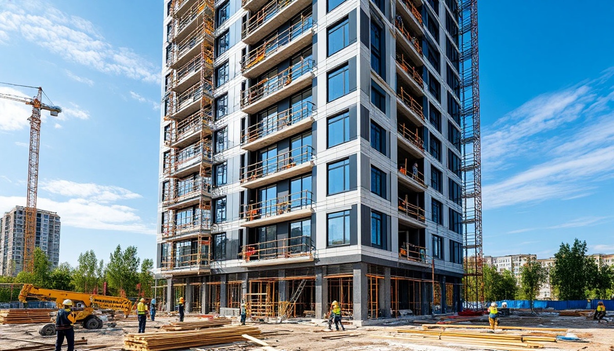 Вот так по мнению ИИ выглядит монтаж вентилируемого фасада. В принципе, неплохая иллюстрация к данной статье. 