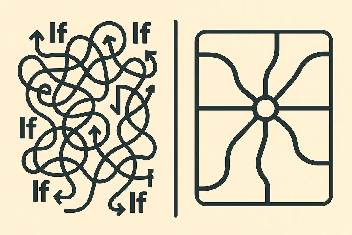 Запутанный лабиринт операторов If