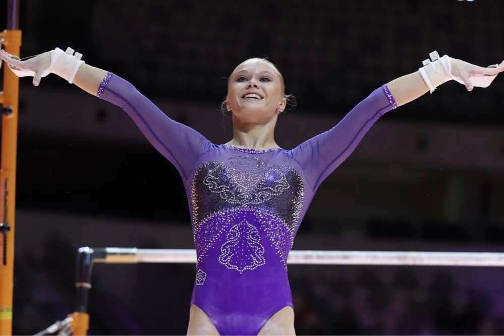    Ангелина Мельникова на Чемпионате мира в Джакарте. Фото: www.globallookpress.com/ Bai Xuefei/XinHua