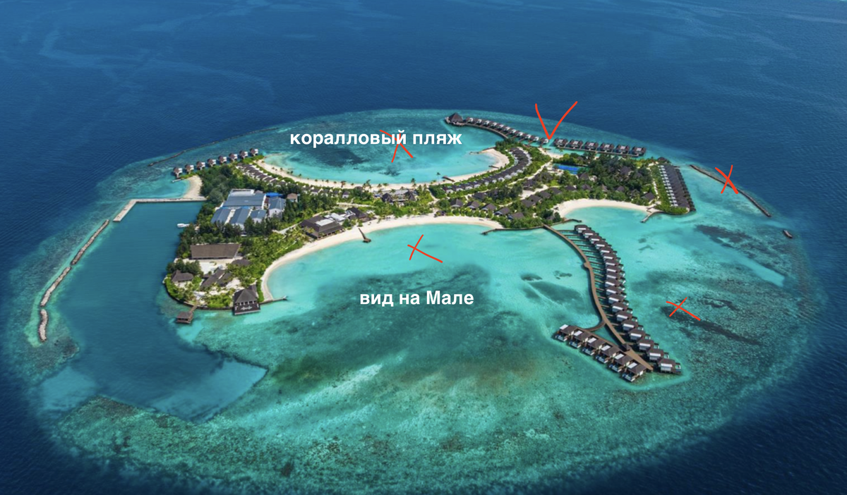 структура отеля DusitD2 Feydhoo Maldives