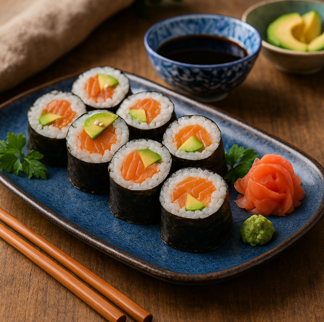 Роллы из лосося с авокадо рецепты от Дарики