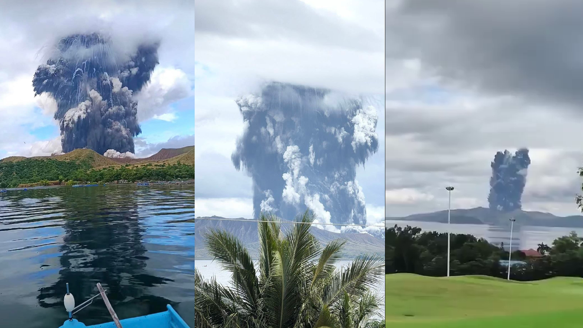Извержения Тааля глазами местных жителей (остров Лусон, Филиппины; 26 октября) ▶️