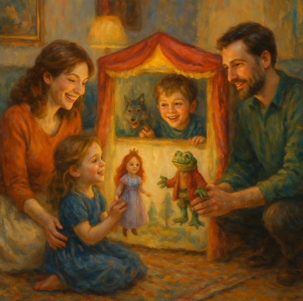 Домашний театр: инсценировка сказок и историй 