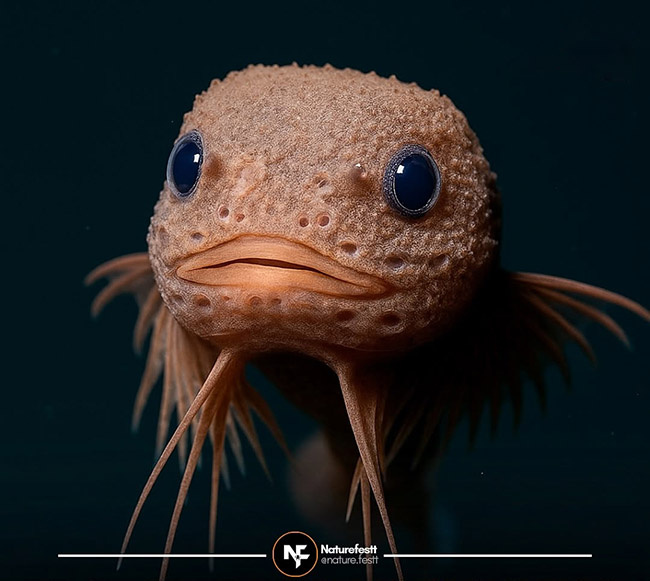 Бугристый карепрокт (Careproctus colliculi) глазами искусственного интеллекта. Иллюстрация: nature.festt.
