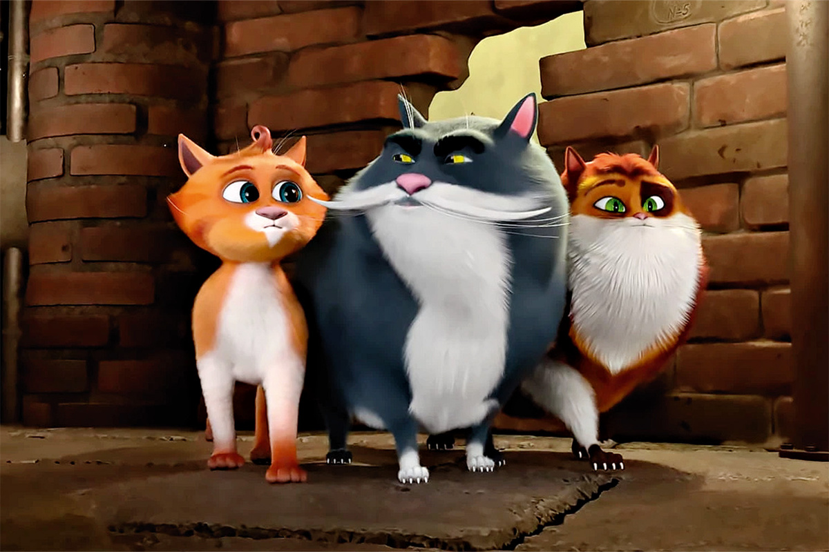    Кадр из мультфильма «Коты Эрмитажа»