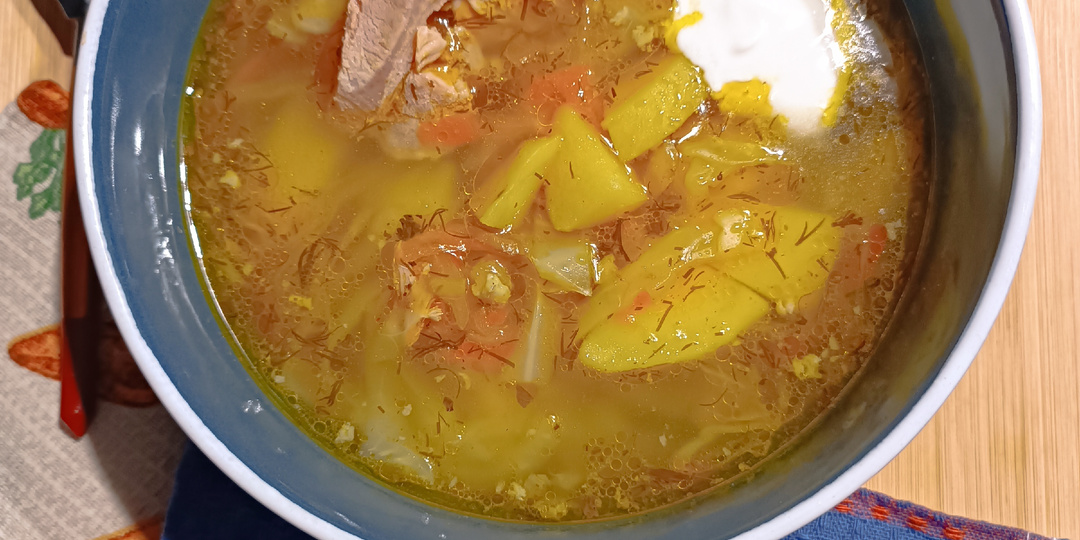 Щи из свежей и квашеной капусты