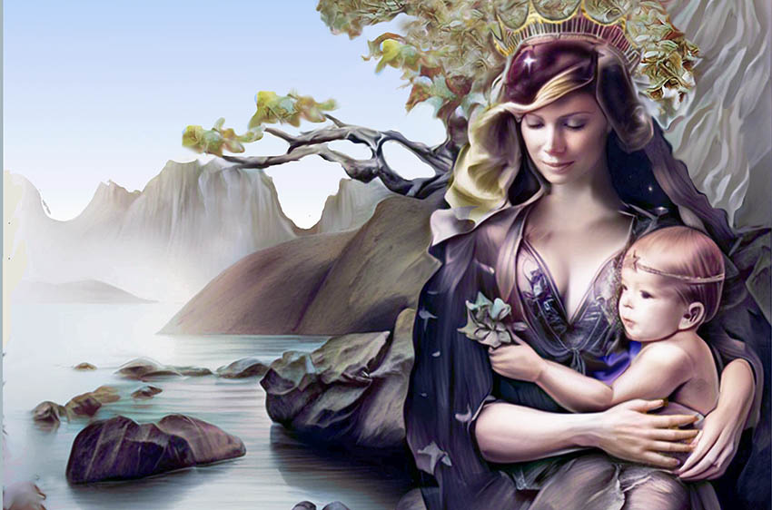 Рождество Бусово в более строгом-ледяном стиле.... Рис. А. Асова