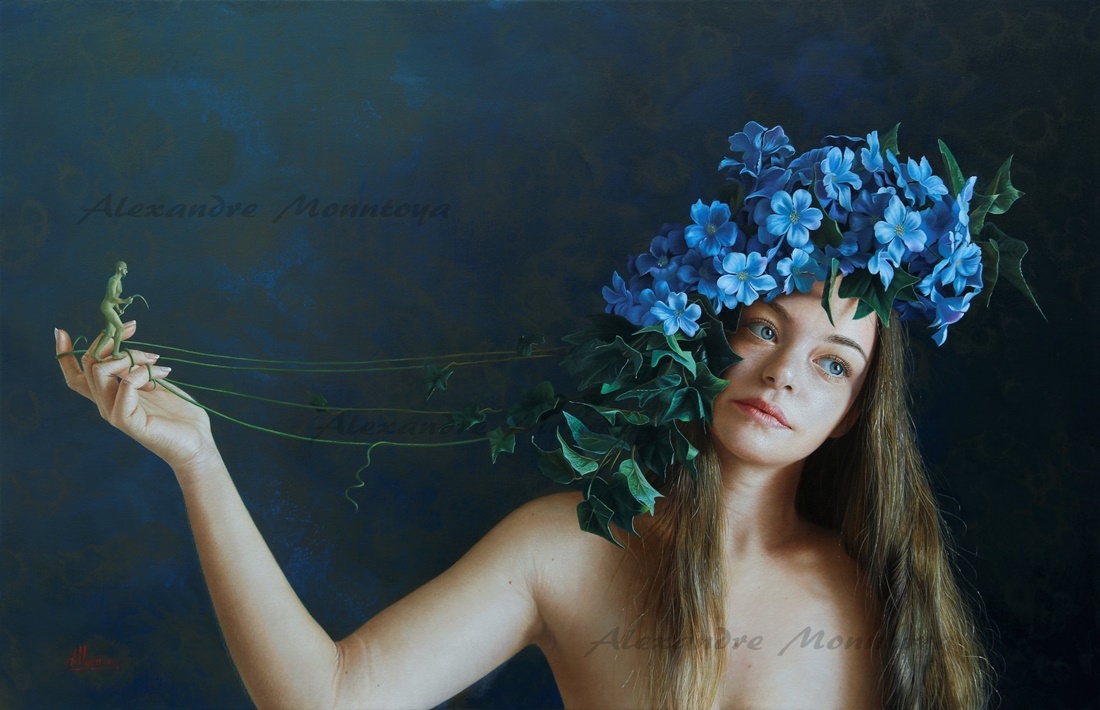 КАРТИНА КОЛУМБИЙСКОГО ХУДОЖНИКА АЛЕХАНДРО МОНТОЙЯ / Alexandre Monntoya // ФЛОРА 