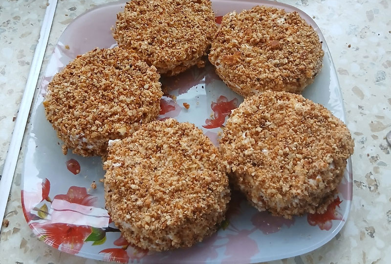 Очень нежное пирожное