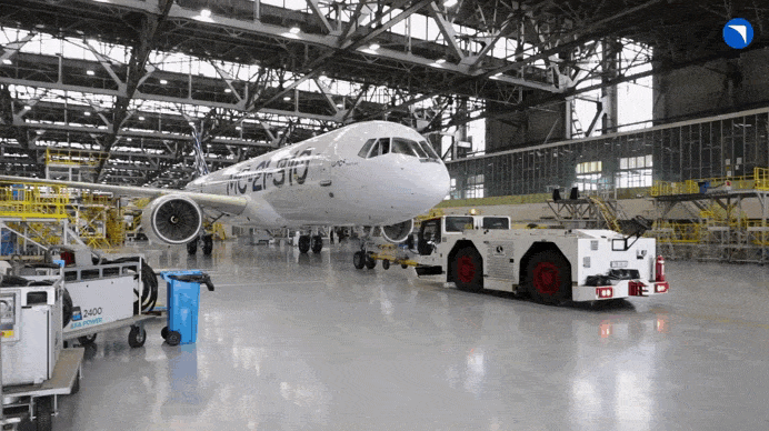 Самолёт МС-21 в этом году пройдёт испытания в полностью импортозамещённом облике. Видео: ОАК