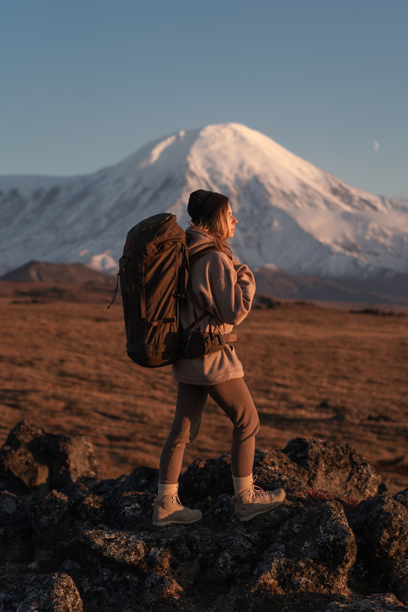 В самостоятеьном походе по Камчатке. Фото автора.