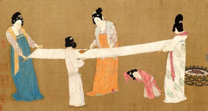 Родиной шелка является Китай