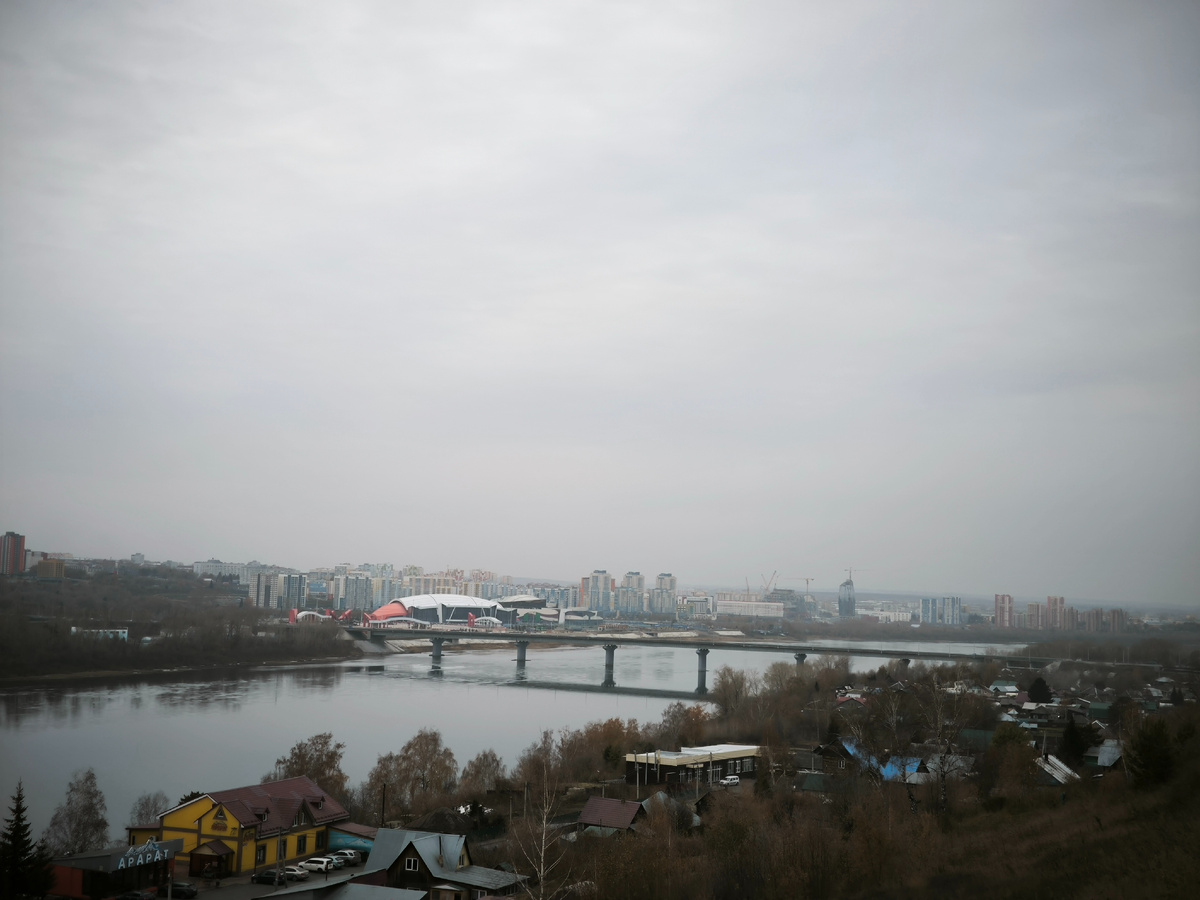 Кемерово в тумане