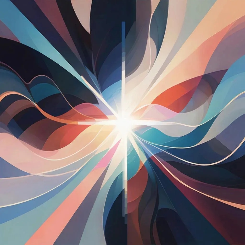 Калейдоскоп событий от нейросети GigaChat. Сгенерировано по запросу автора. Для иллюстрации публикации. И просто красиво.