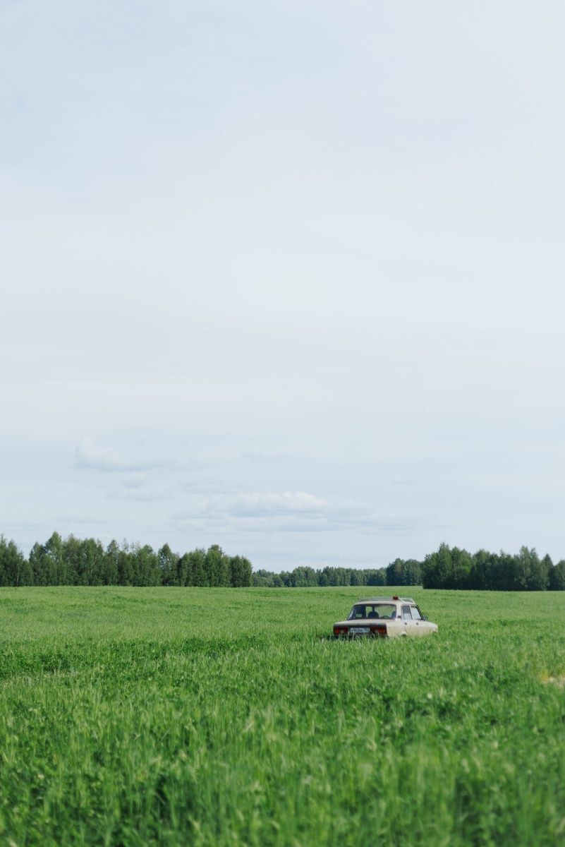 Где-то в полях Нижегородской области.