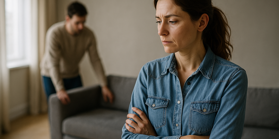 Он не понял, почему я не рада новому дивану