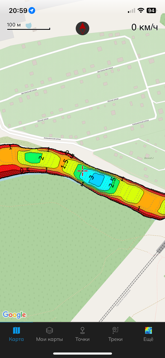 DapDrift карты для реки клязьма 