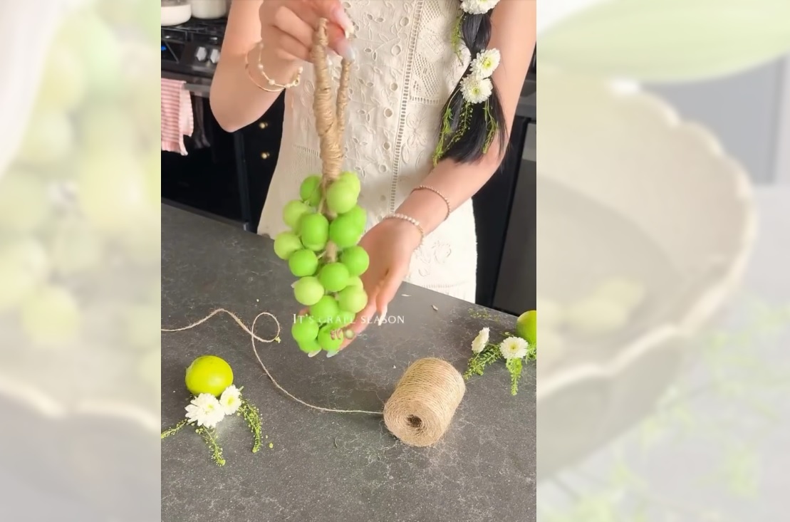 Мыло виноград на веревочке, автор DIY grape soap