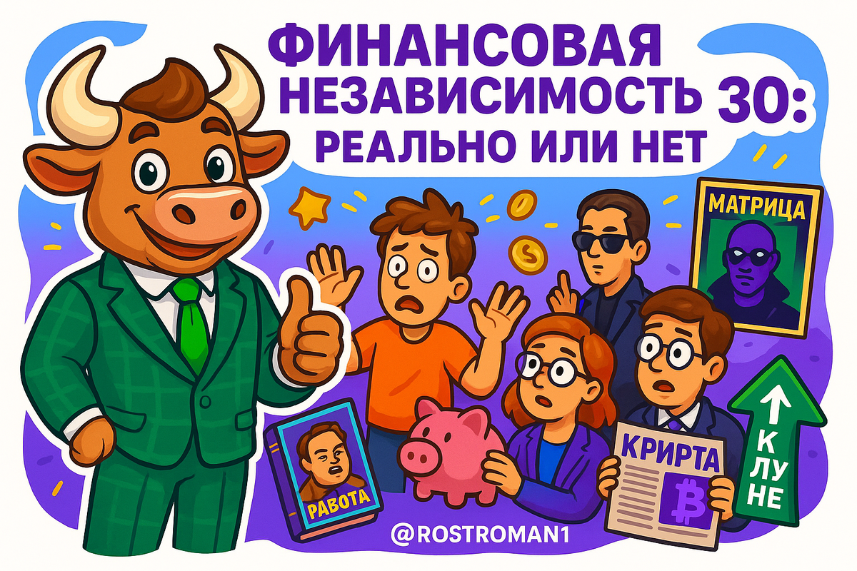    Финансовая независимость до 30: 7 ошибок, из-за которых ты останешься на зарплате РоСТ | Роман о Системном Трейдинге