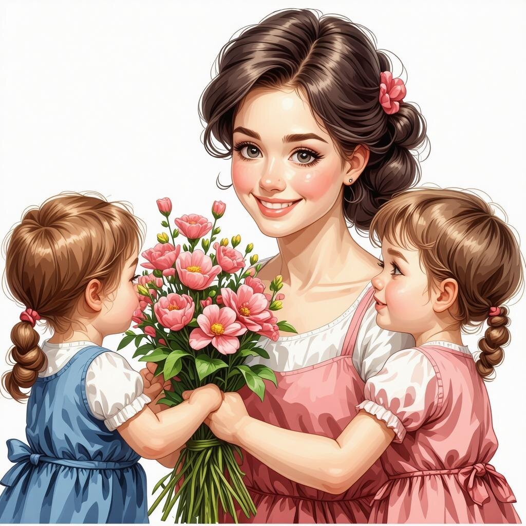 День мамы, сказка о  празднике, откуда он пришел в нашу страну.