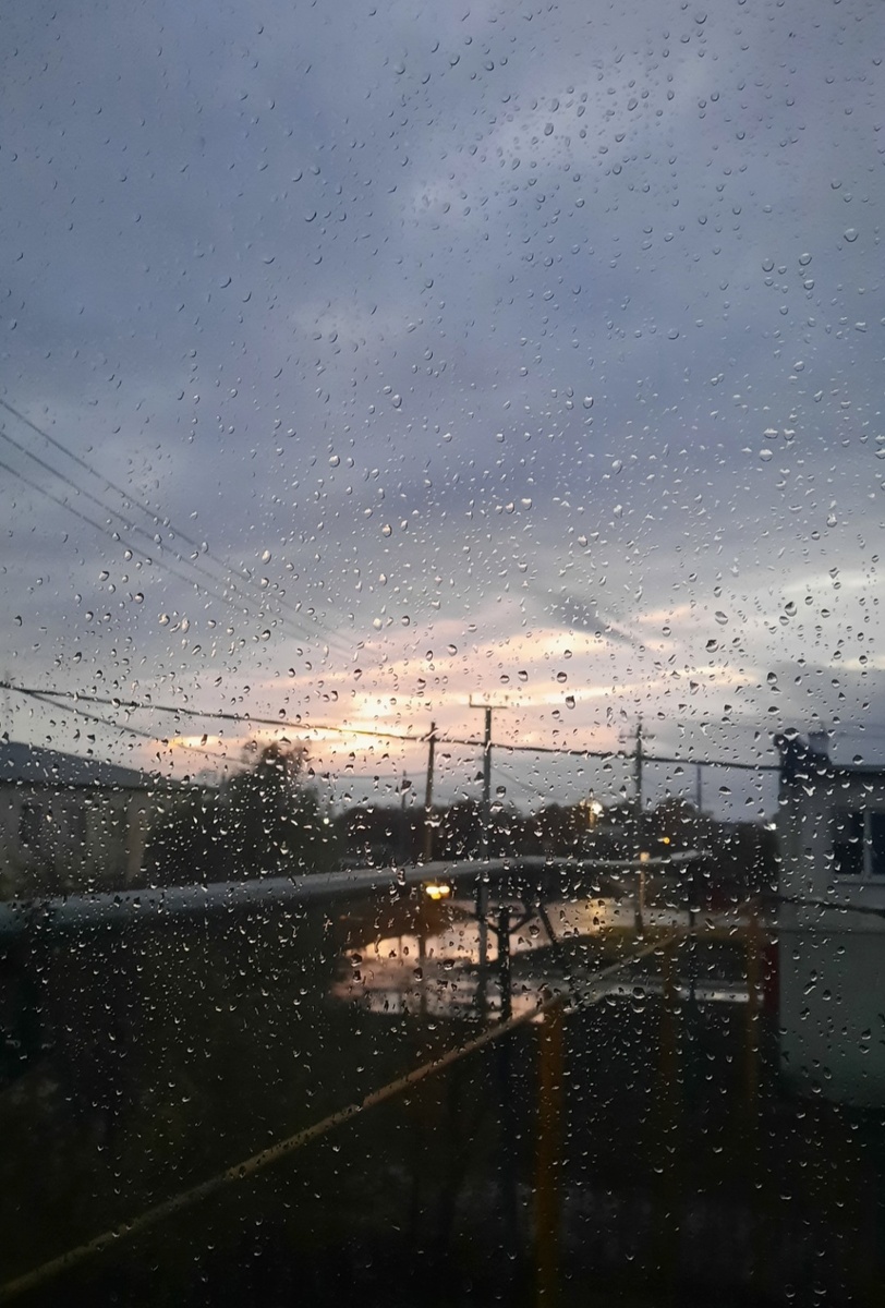 Моё фото: рассвет, вид с лоджии 