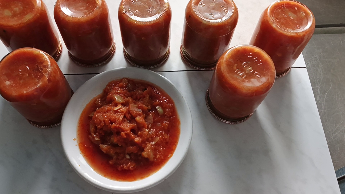 Лечо из кабачкав из личного архива