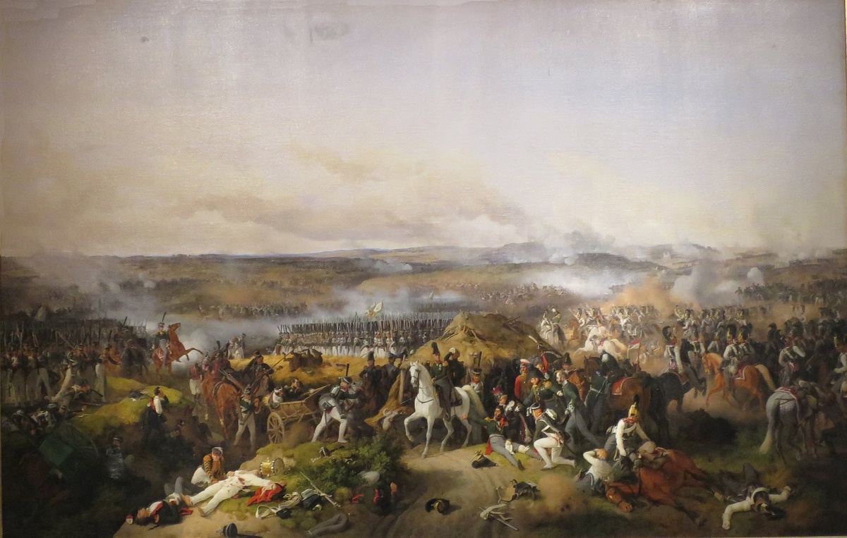 Бородино, 1812 год. Художник Петер Гесс, 1843.