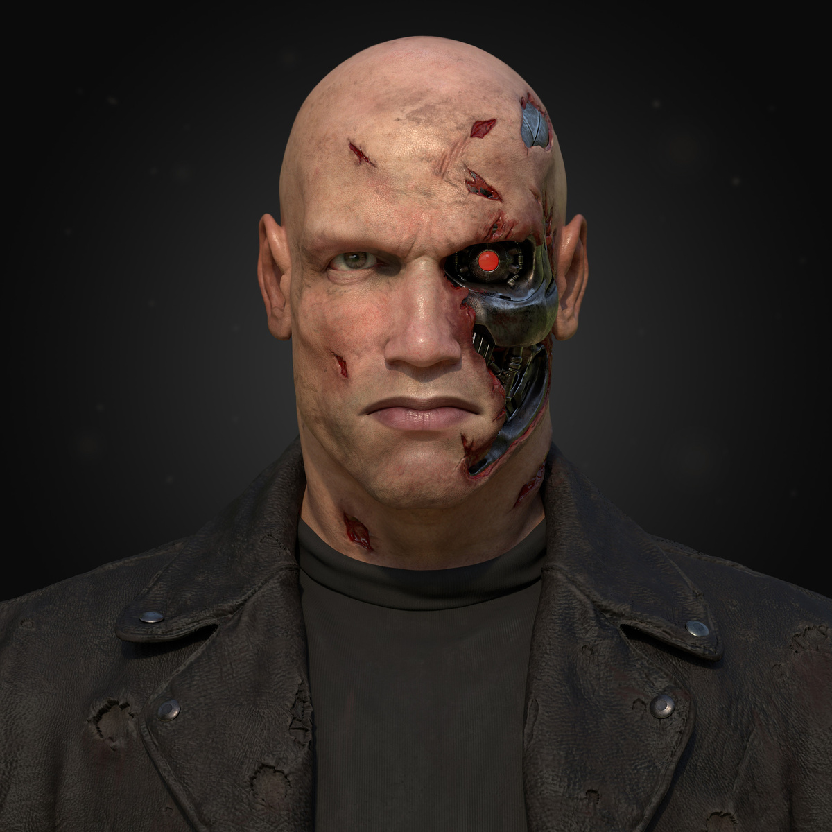 Этот харизматичный товарищ вообще-то не киборг