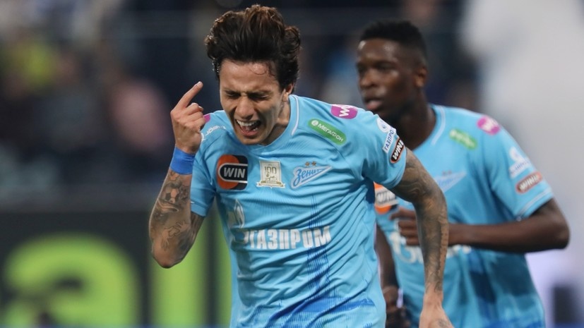     Футболисты «Зенита» Густаво Мантуан и Луис Энрике РИА Новости Михаил Киреев