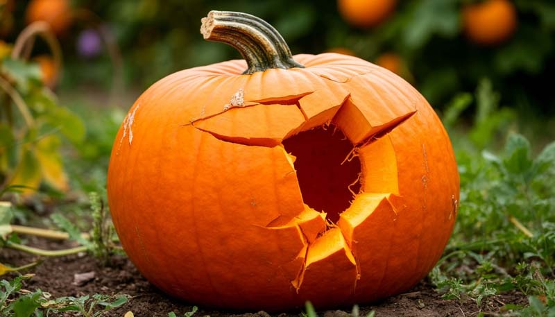 По правилам "Пупкин-феста" эта тыква уже не сможет претендовать на звание самой-самой