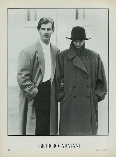 Giorgio Armani - FW 1988. Изумительная классика эпохи.