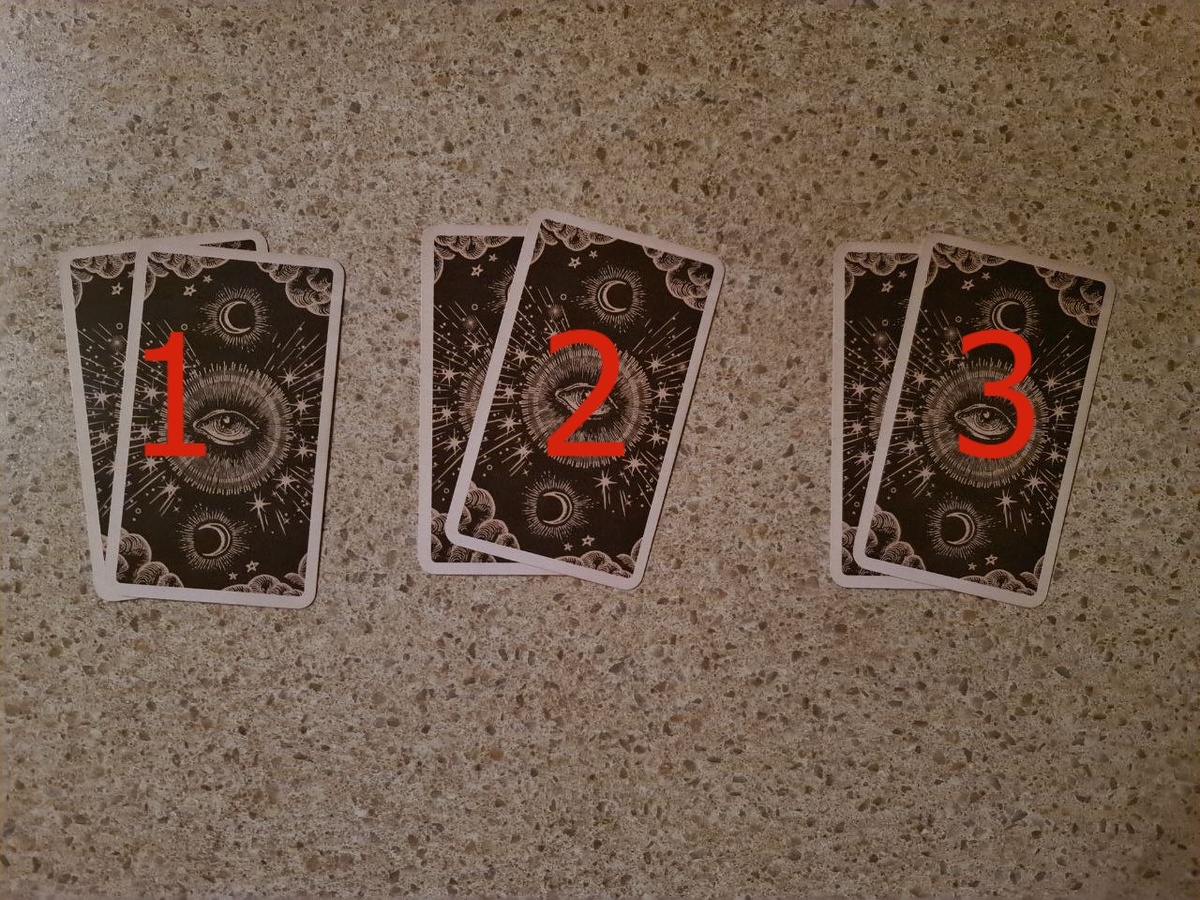 Позиции расклада. Фото автора