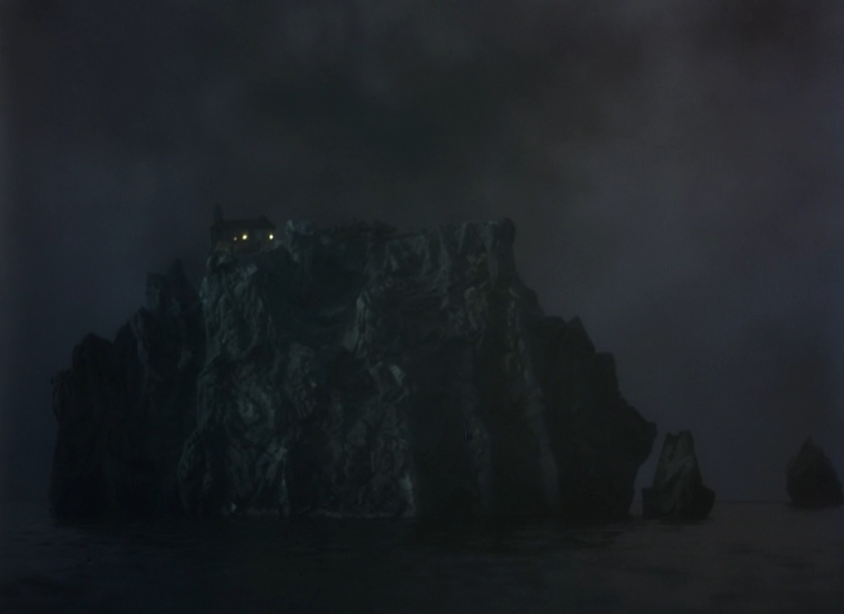 Некоторые критики усматривают в мрачном облике острова аллюзию на картину Арнольда Бёклина «Остров мёртвых»