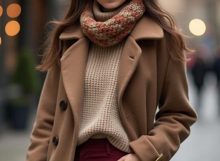 Какие оттенки гармонично смотрятся с коричневым в образе 2025 - 2026