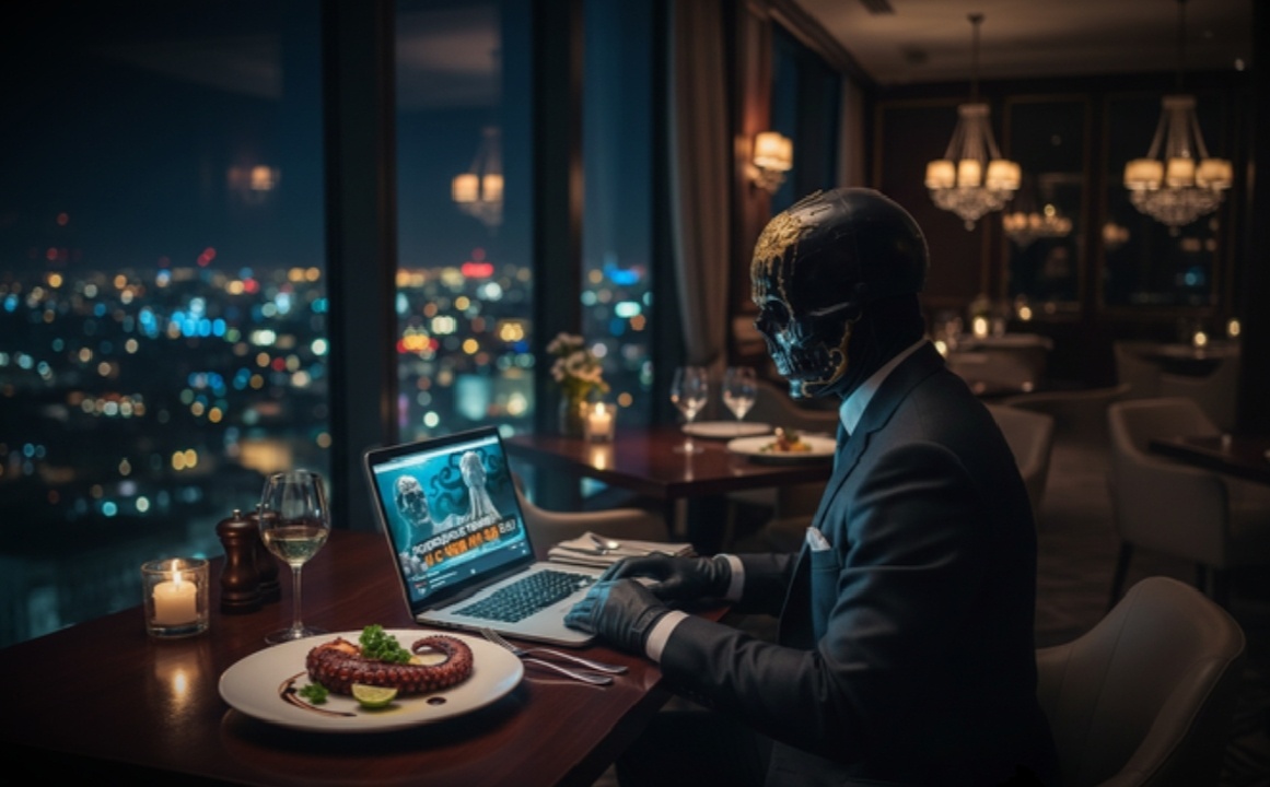 Визуализация созданная автором. Разбор видео " Подводные твари и с чем их едят - готовим вместе с Мориарти "