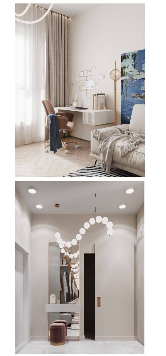 
Дизайн и ремонт квартиры 46,6 кв.м от ГК «Поколение»