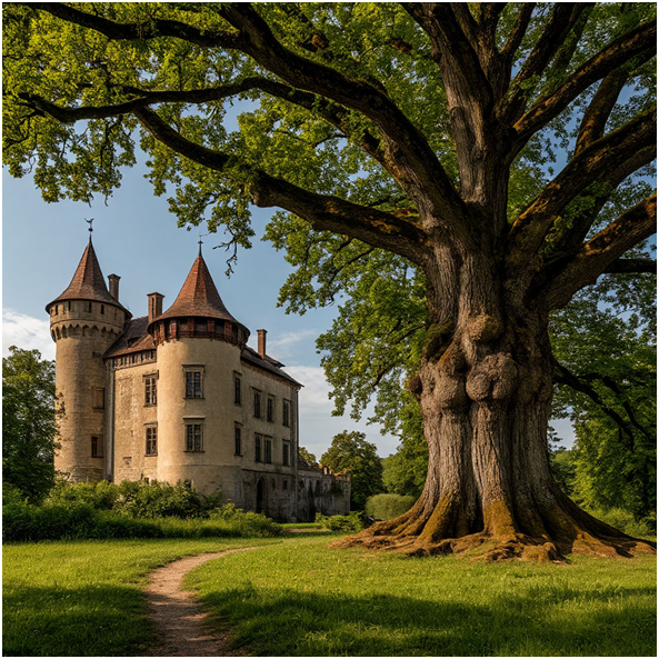 Сгенерировано ИИ- родовое поместье помнит все тайны Рода.