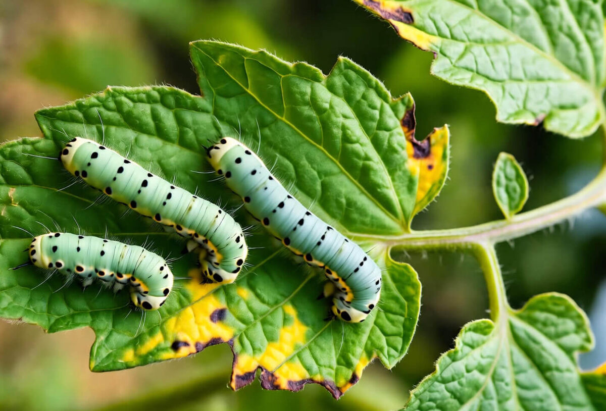 Как заставить гусениц уйти?