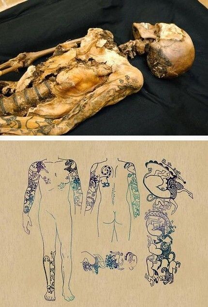 Пазырыкская принцесса, найденная в вечной мерзлоте Алтая