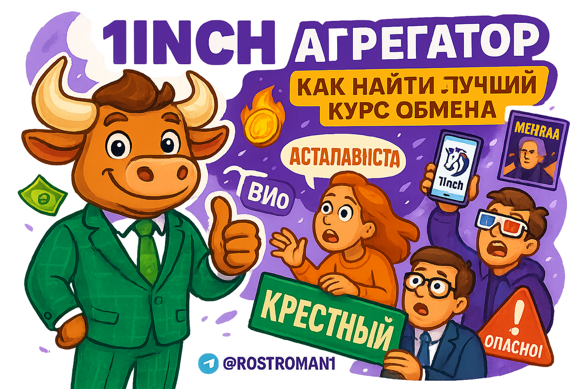    1inch агрегатор: 3 главные ошибки при поиске лучшего курса, которые сливают вашу прибыль РоСТ | Роман о Системном Трейдинге