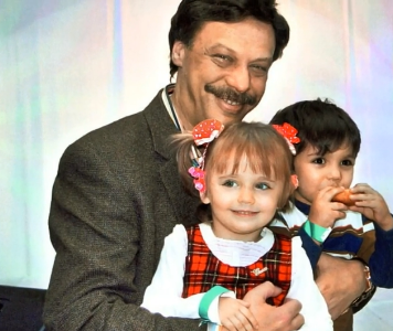 Михаил Барщевский с младшими детьми