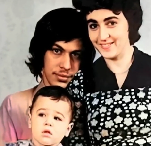 Михаил Барщевский с женой и старшей дочерью