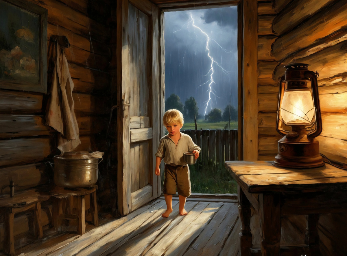 Мишутка. Иллюстрация к рассказу "Мамин герой"